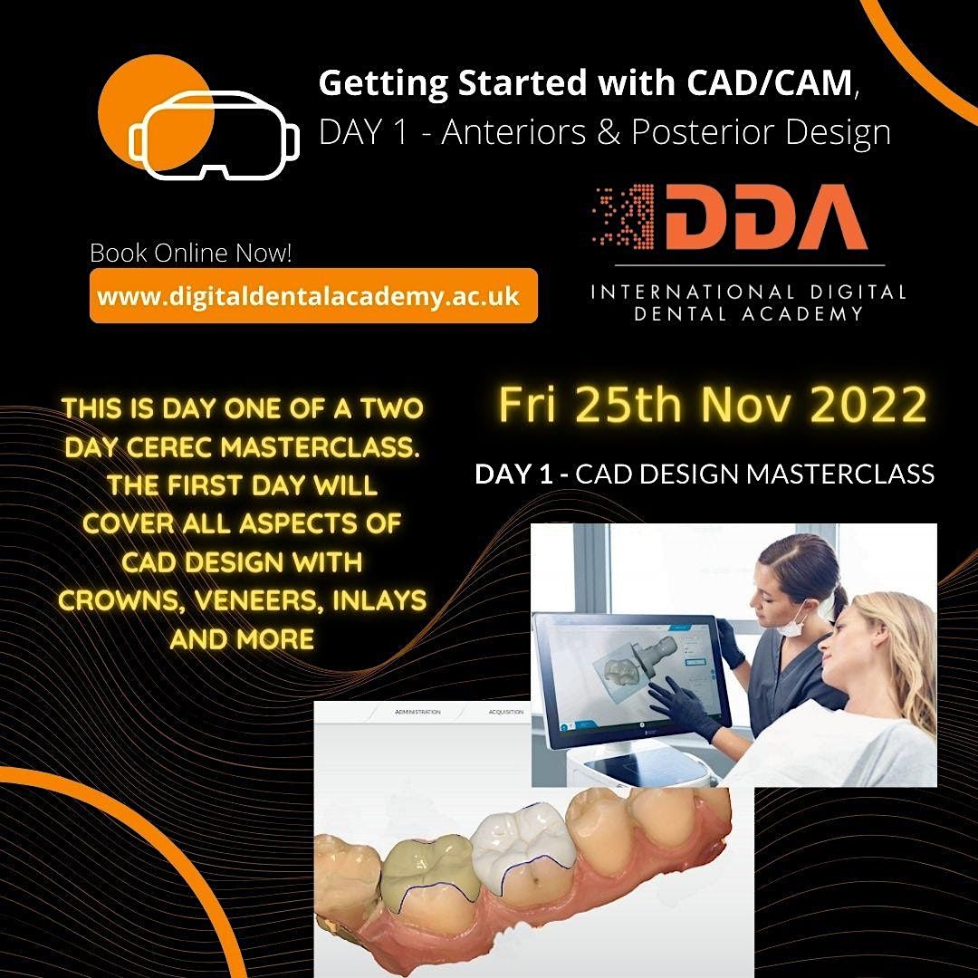 CEREC A to Z -  An Intro to Single Visit Dentistry - DAY 1 CAD DESIGN