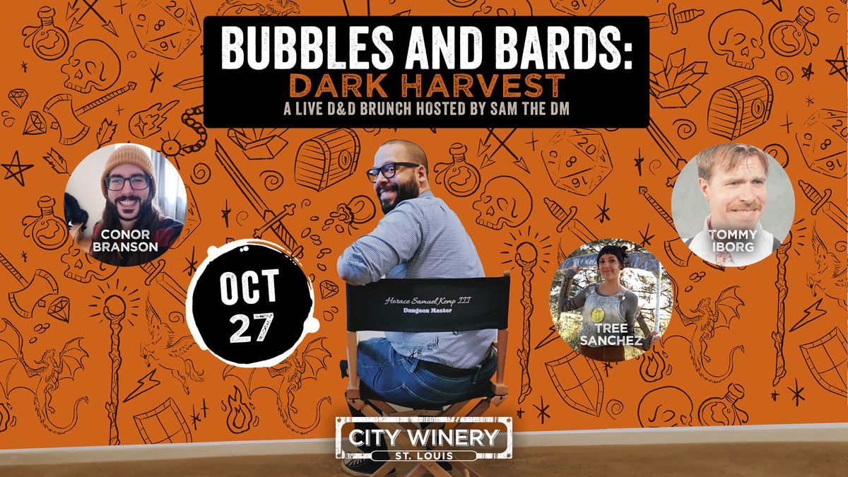 Bubbles & Bards Brunch: Dark Harvest hosted by Sam the DM at City Winery STL