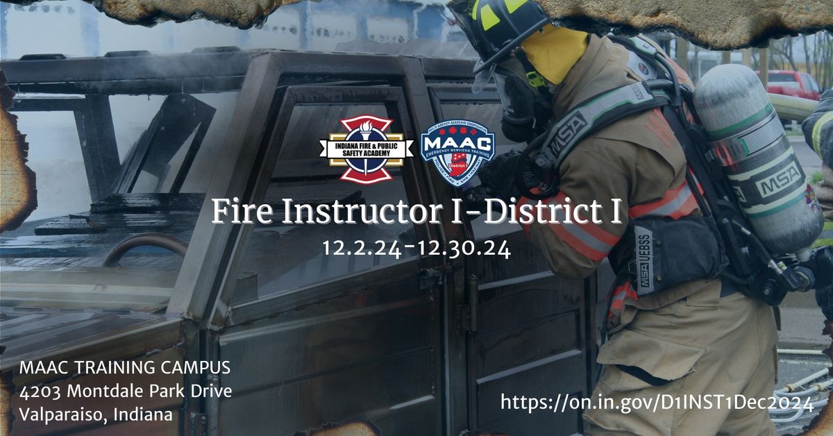 Fire Instructor I - District I