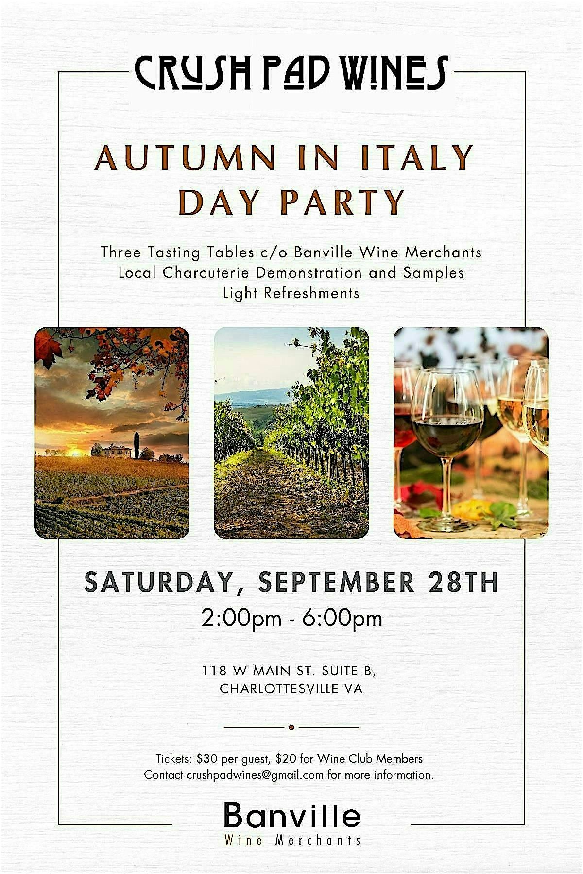 Autumn in Italy Day Party