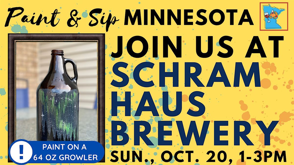 October 20 Paint & Sip at Schram Haus Brewery