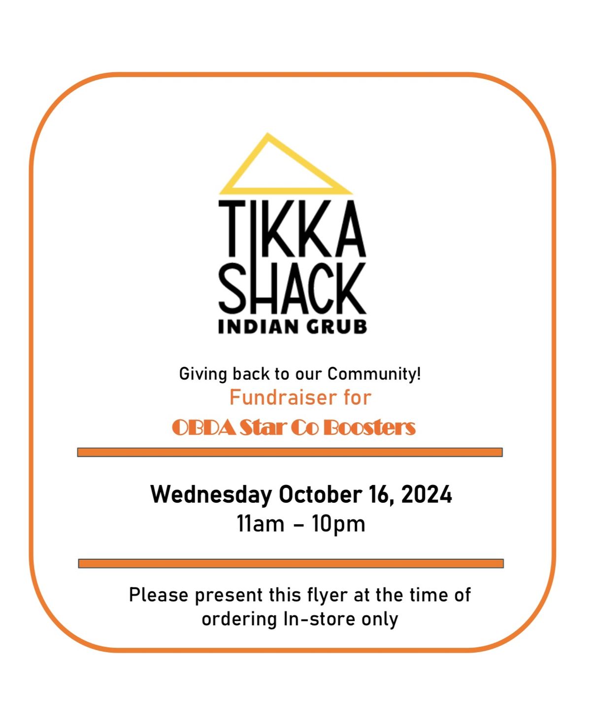 Tikka Shack Restaurant Night