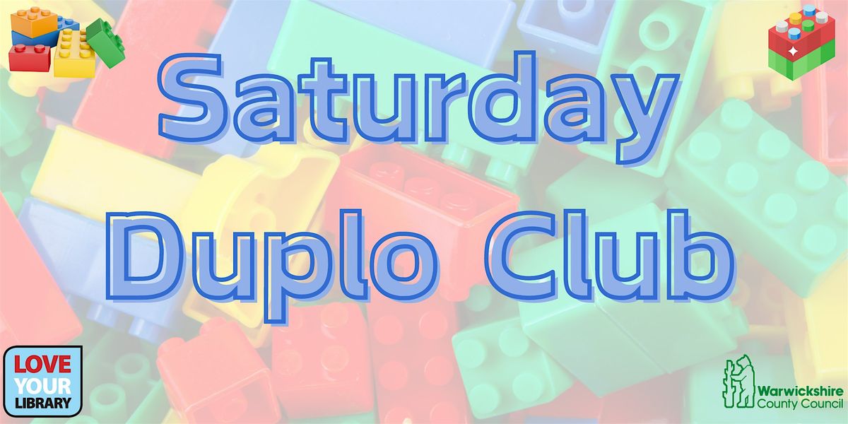 Saturday Duplo Club at Rugby Library