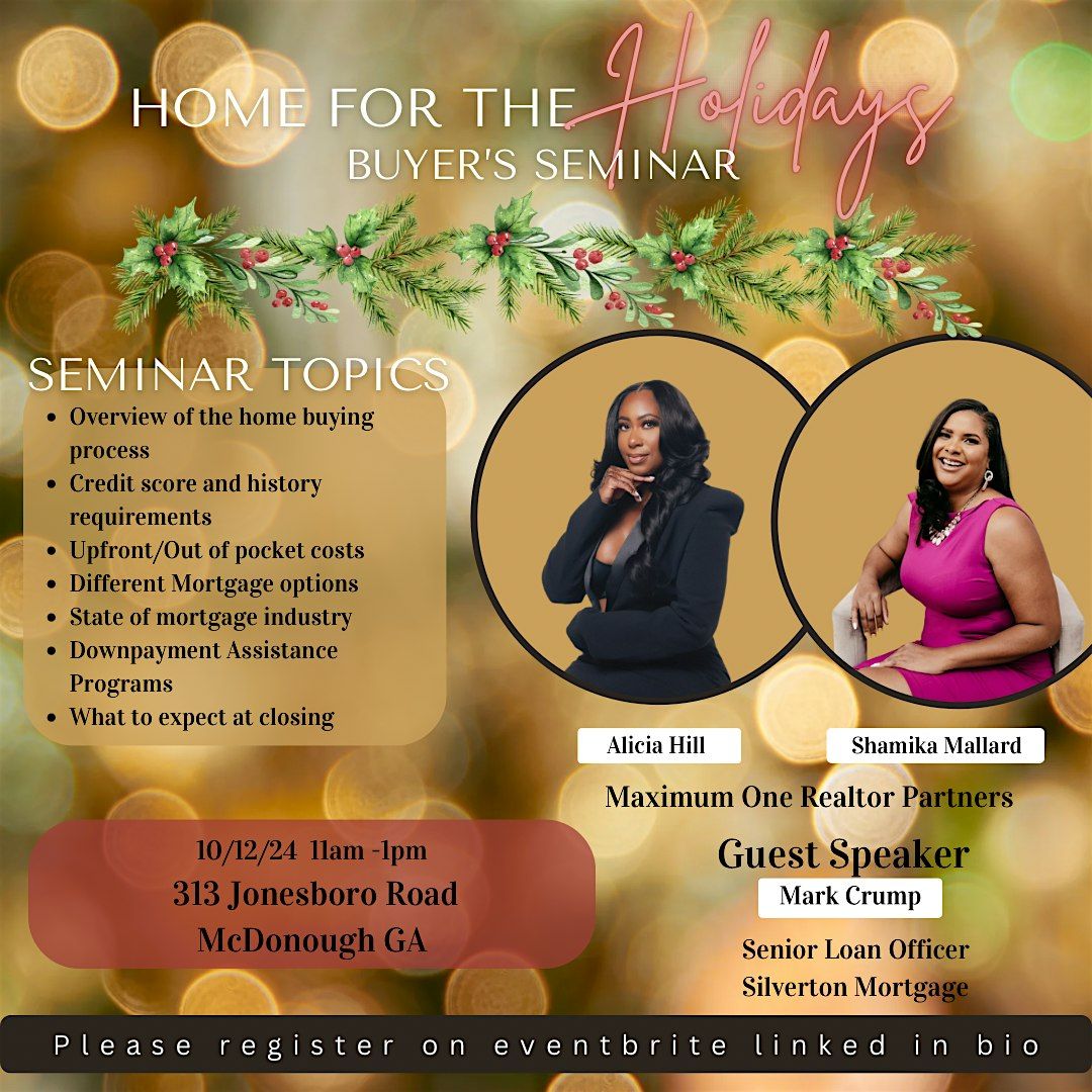 Buyer\u2019s Seminar - Home for the Holidays