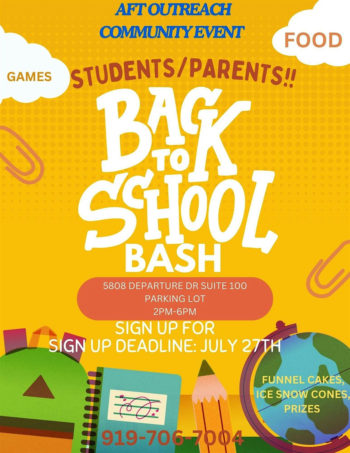 Back to School Bash\/Party