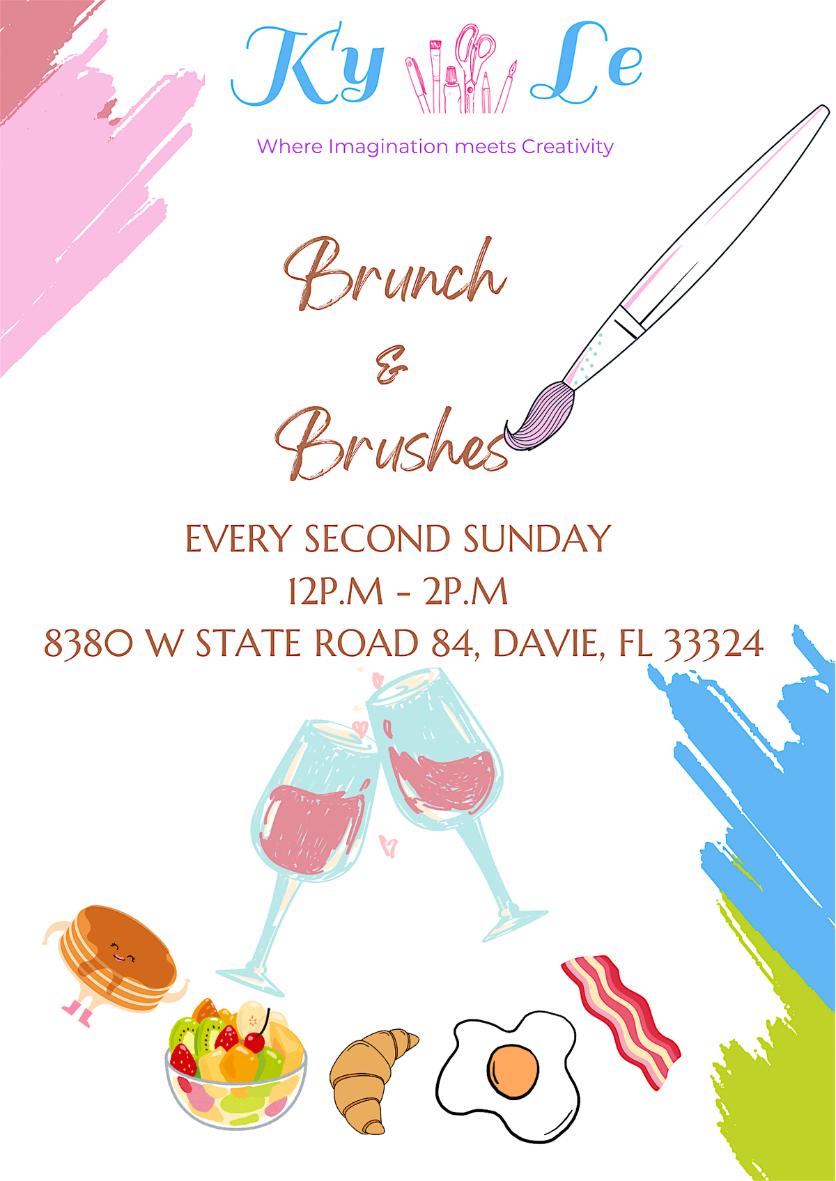 Ky & Le Creative Studio: Brunch and Brushes