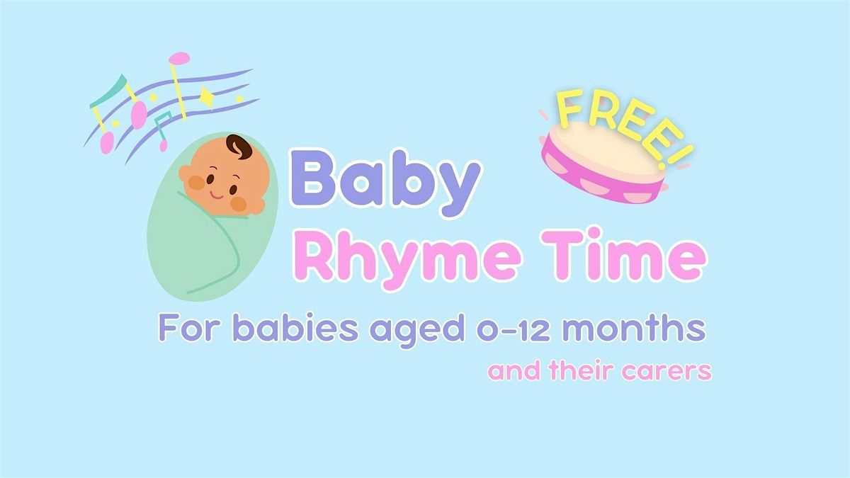 Baby Rhyme Time (ages 0-12 months) @ Warwick Library