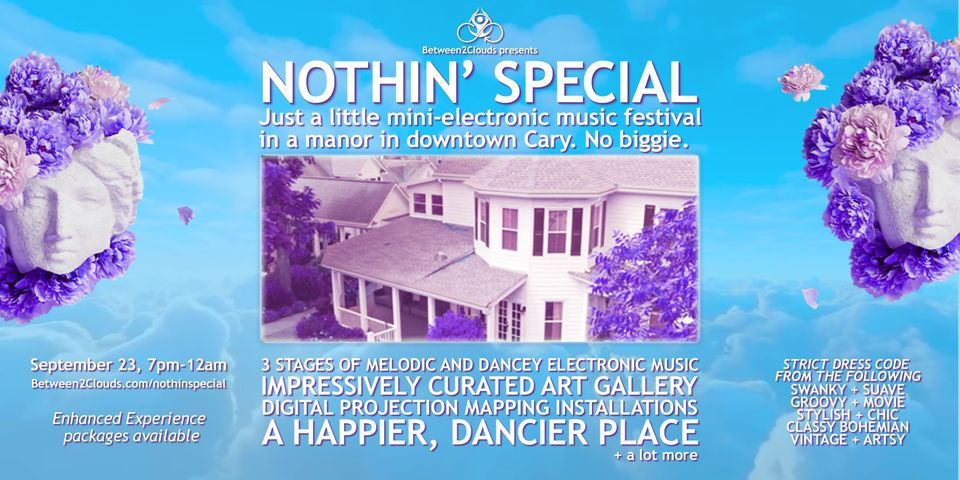 RALEIGH, NC: Nothin' Special: a mini electronic music + art festival at a fancy manor.