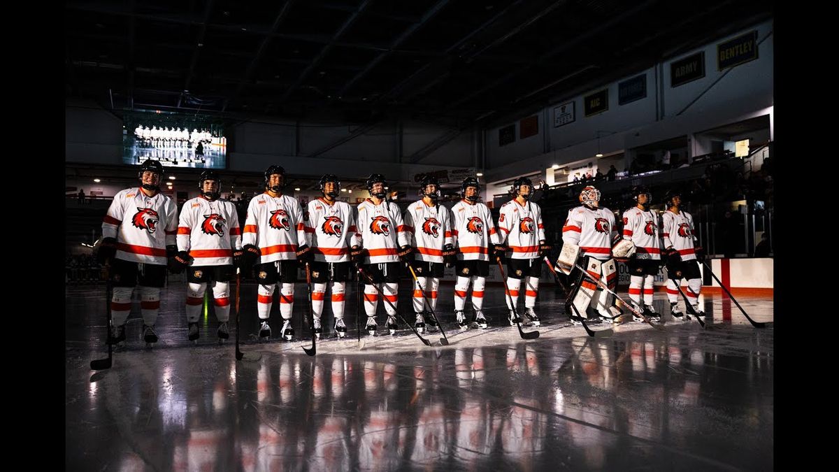 Bentley Falcons at Rochester Institute of Technology Tigers Mens Hockey