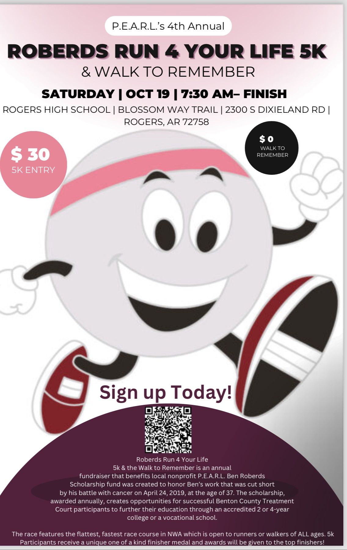 Roberds Run 4 Your Life 5k & Walk to Remember