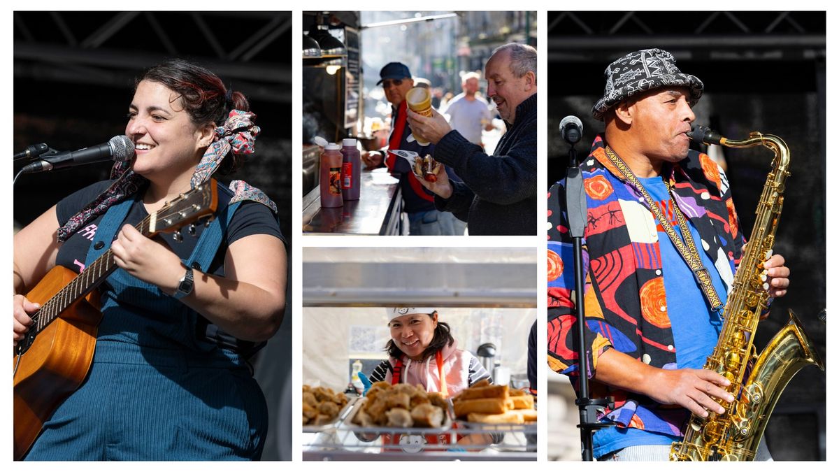 Street food and live music \/ Bwyd Stryd a Cherddoriaeth Fyw