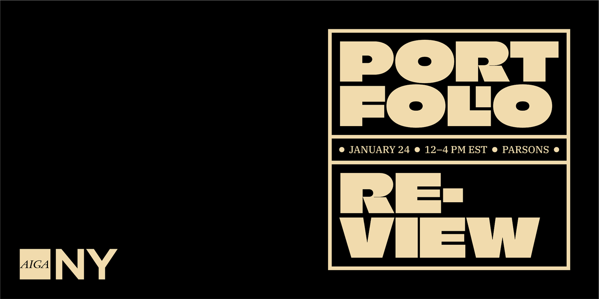 AIGA NY ~ Portfolio Review