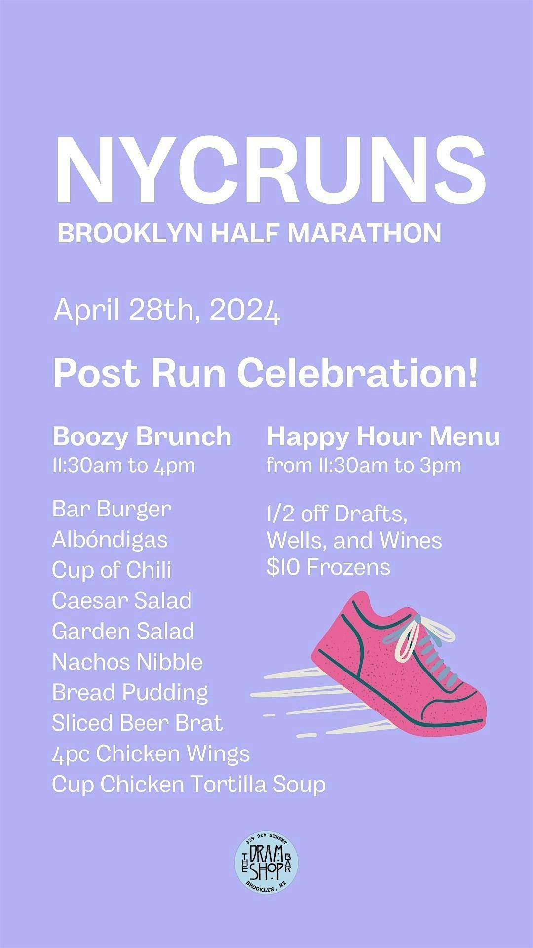 Brooklyn Half Marathon Post Run Celebration