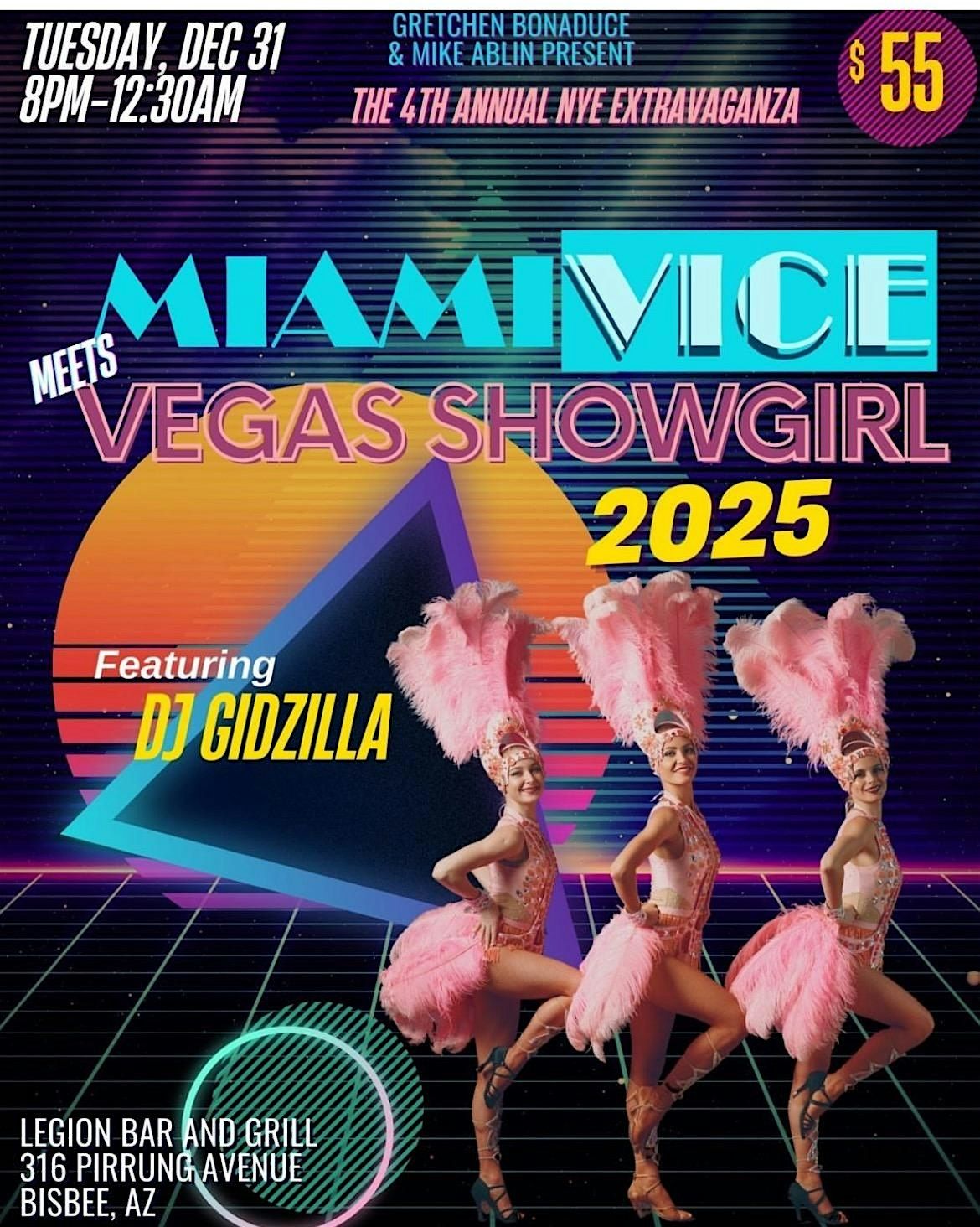 Miami Vice Meets Vegas Showgirl