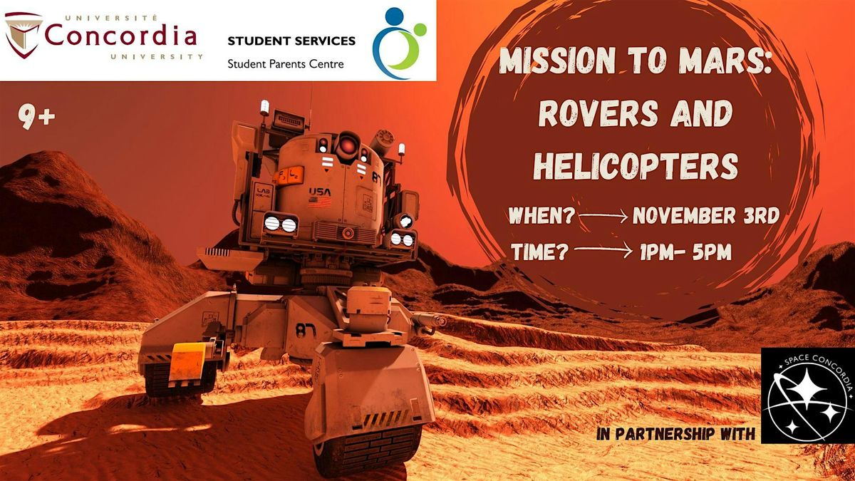 Mission to Mars: Rovers and Helicopters