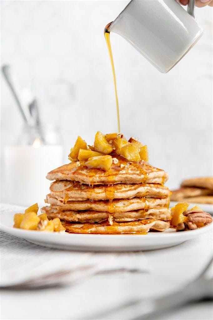 UBS IN PERSON Cooking Class: Apple Pancakes with Coconut Brown Butter