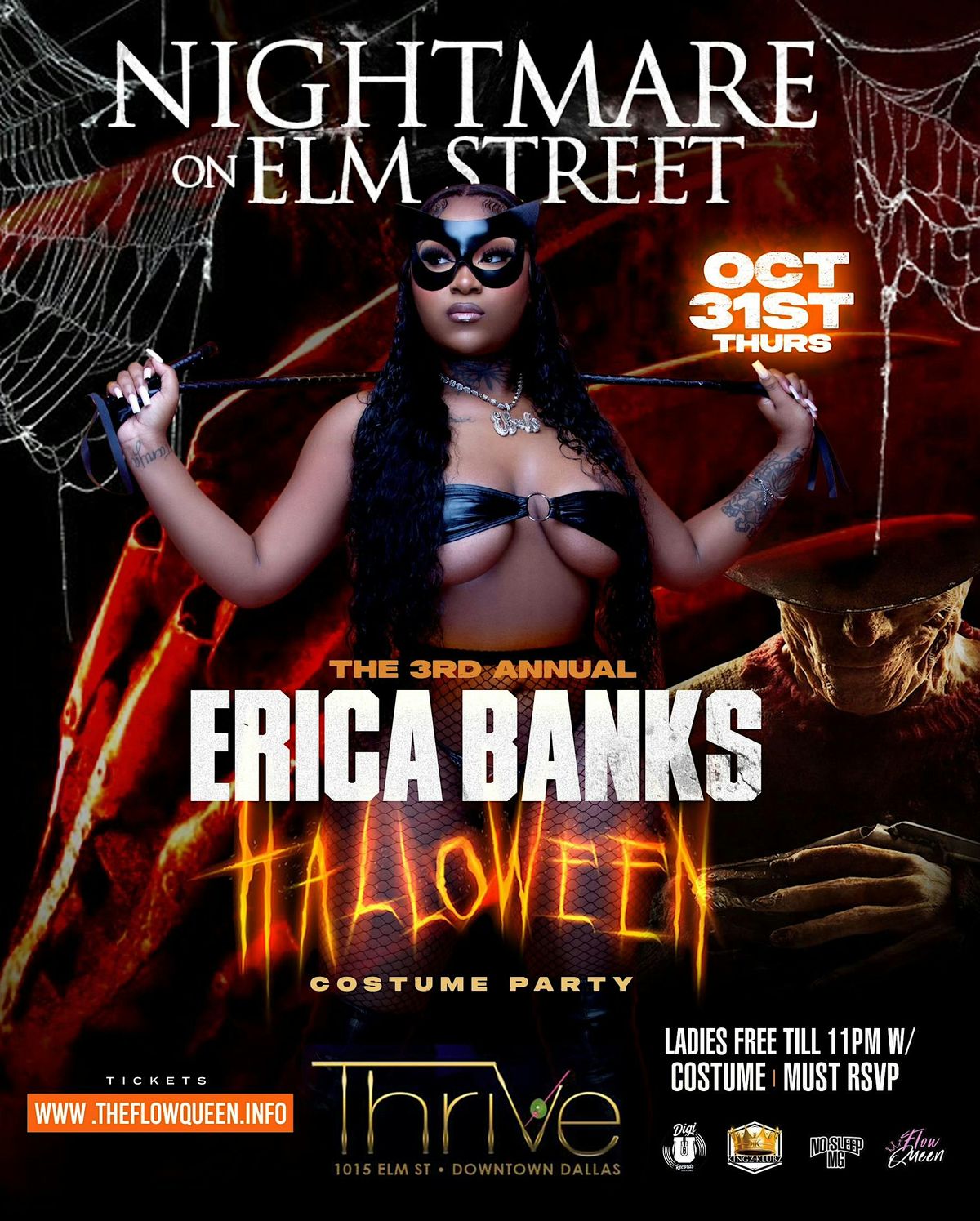 Erica Banks Halloween 3rd Annual Costume Party w\/ Celebrity Guest