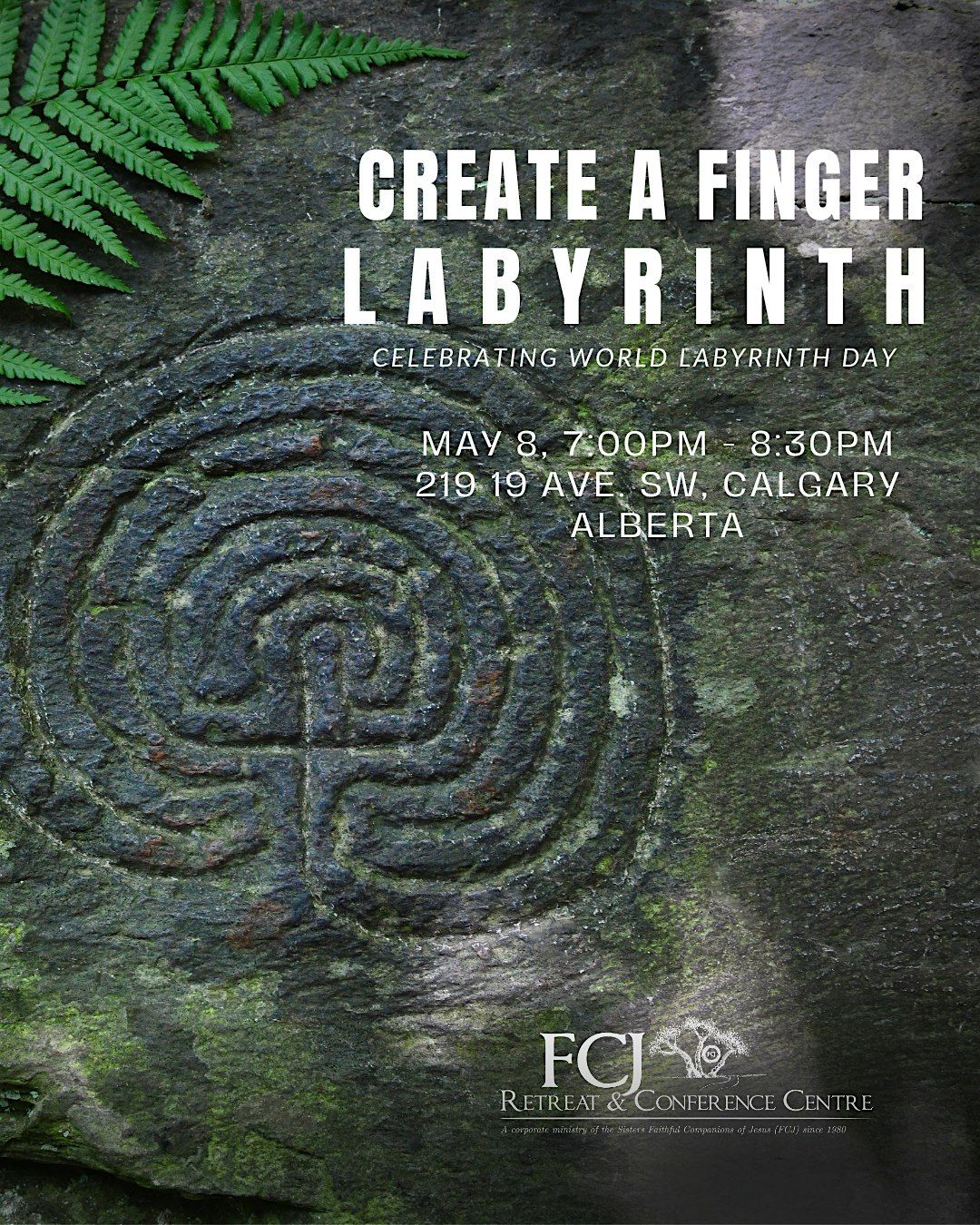 Create a Finger Labyrinth, 219 19 Ave SW, Calgary, 8 May 2024