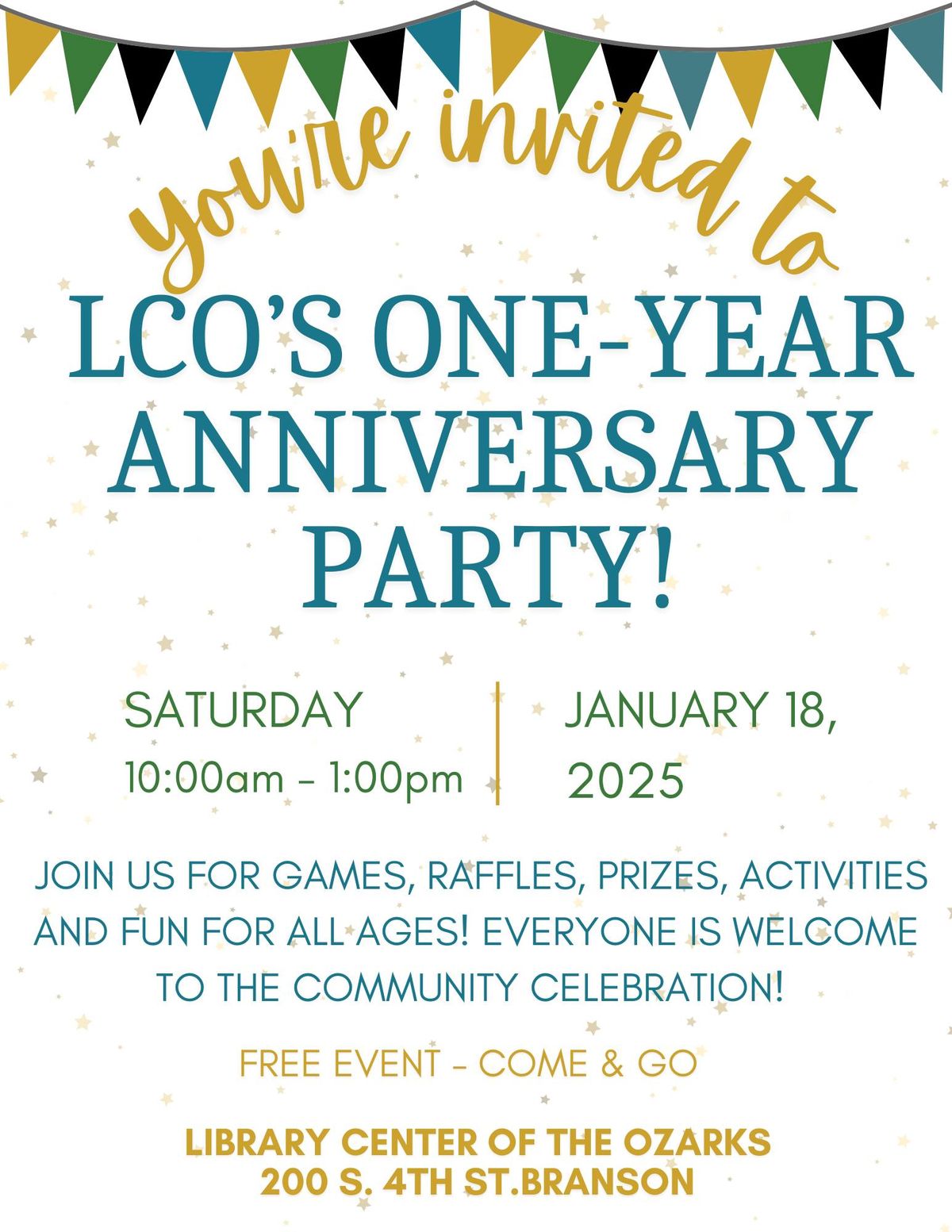 LCO's One-Year Anniversary Party!