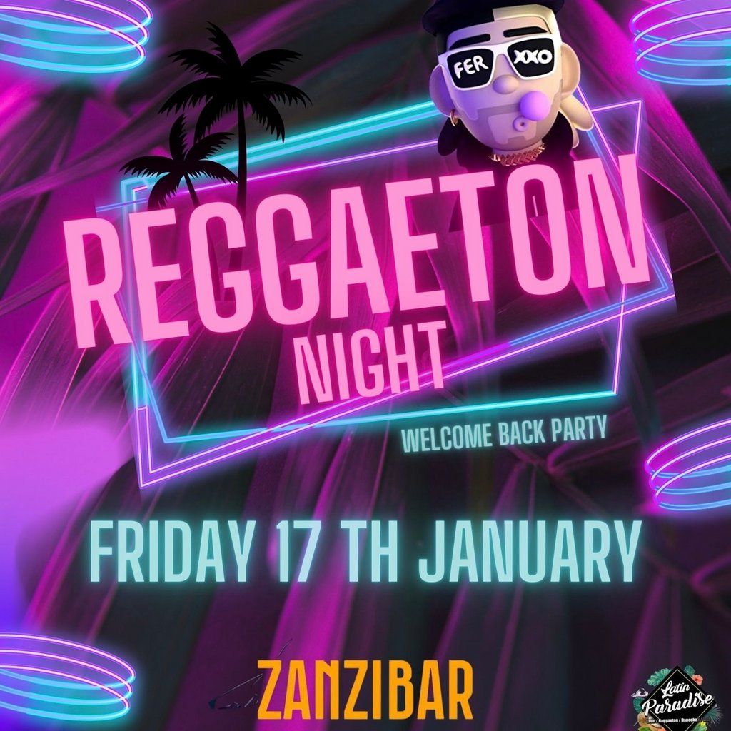 Welcome reggaeton party