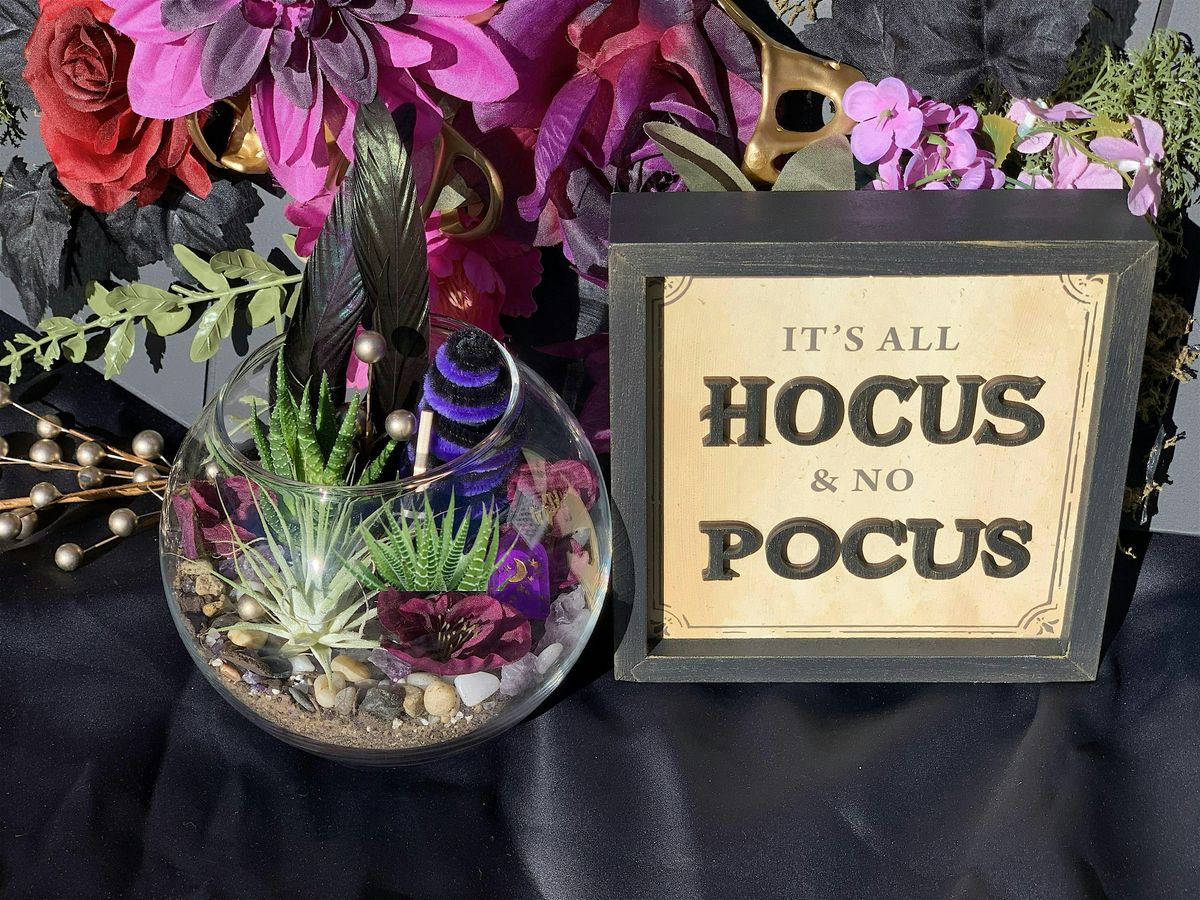 Hocus Pocus Terrarium Making