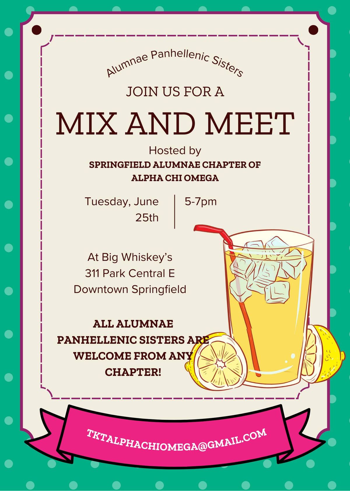 Alumnae Panhellenic Mix and Meet