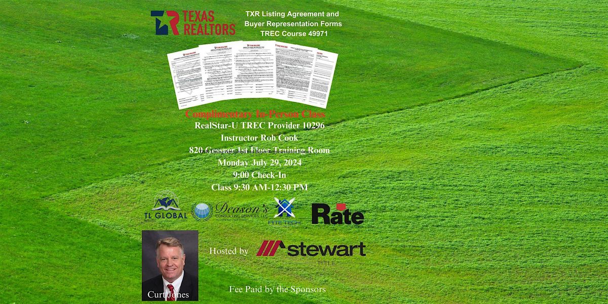 TXR Listing Agreement and Buyer Representation Forms