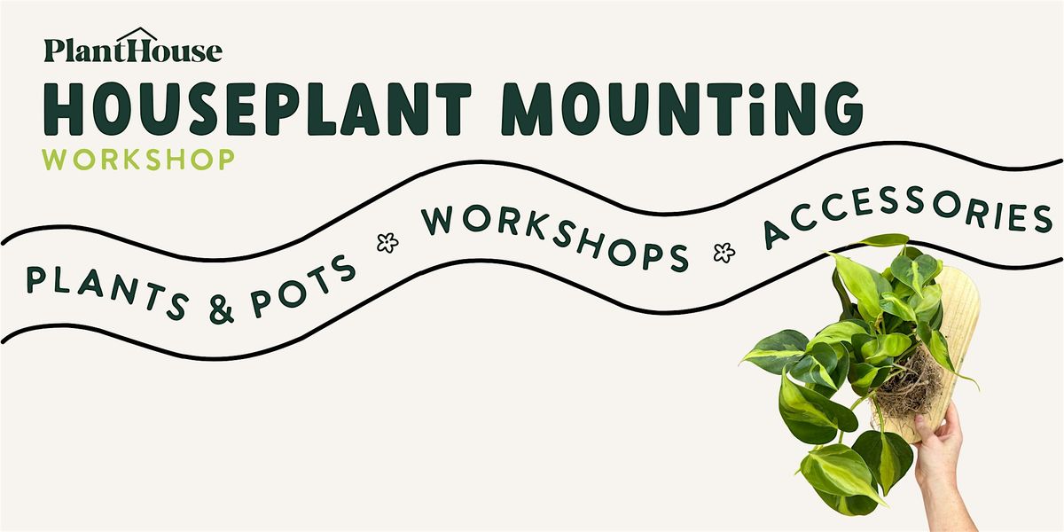 Houseplant Mounting Workshop