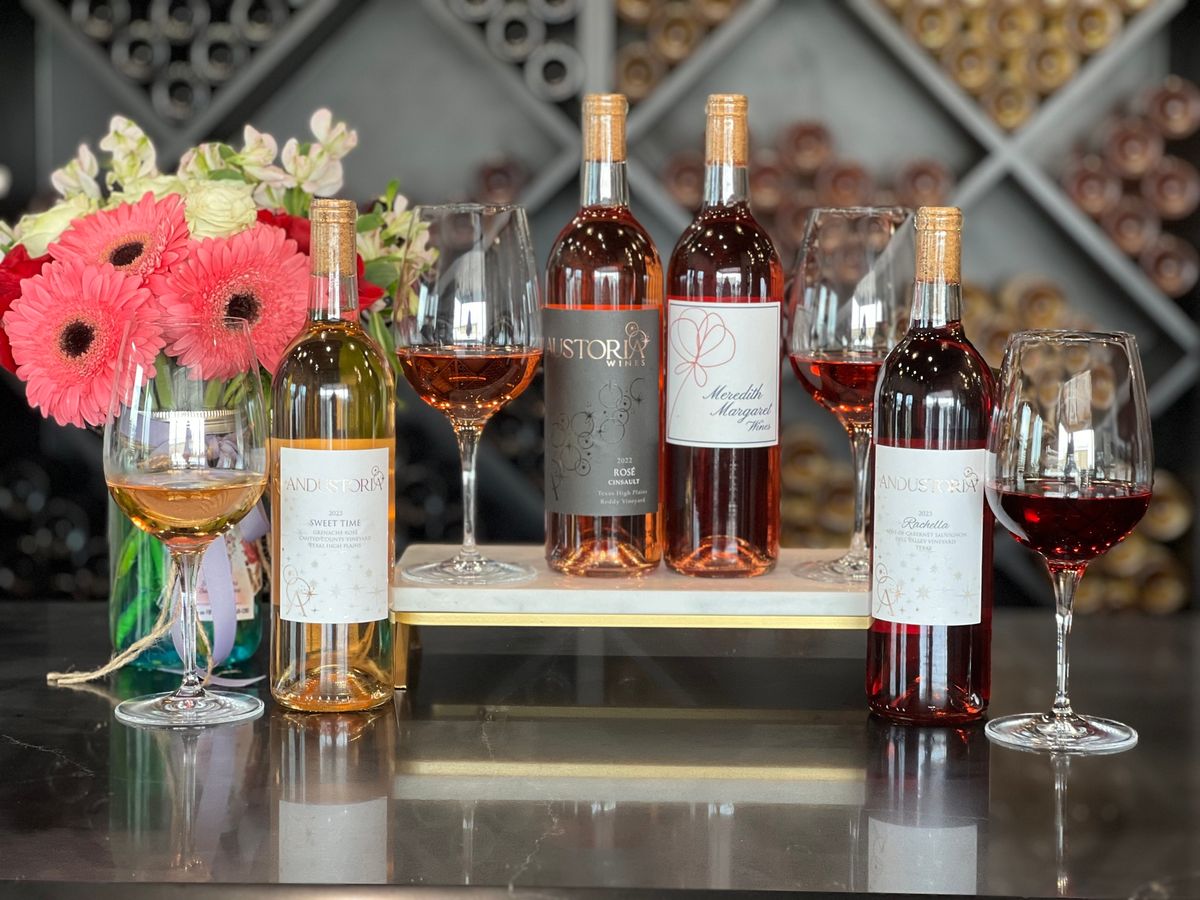 Mother\u2019s Day Ros\u00e9 Wine Flight & Cinful Sweets Chocolate Pairing