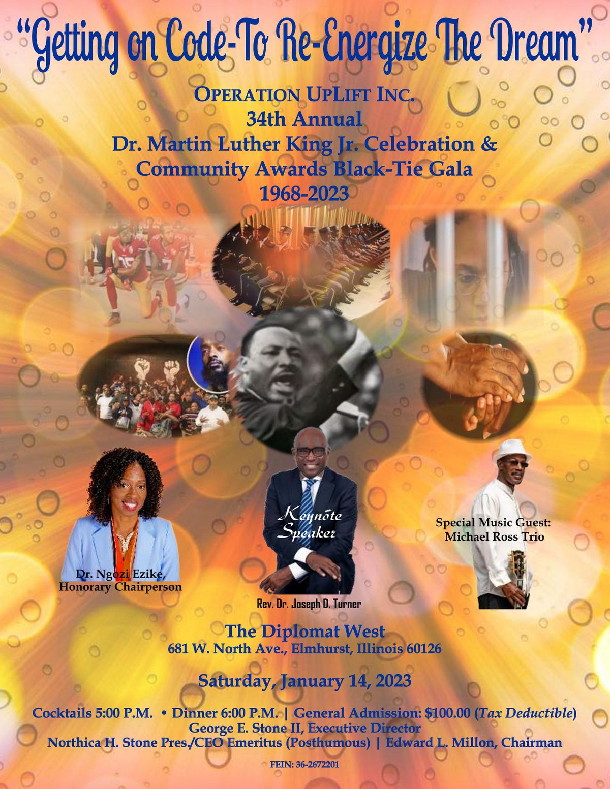 34th ANNUAL DR MLK JR. CELRBRATION AND COMMUNITY AWARDS BLACK-TIE GALA