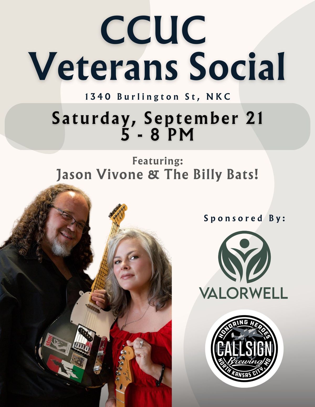 ValorWell Veterans Social featuring Jason Vivone & The Billy Bats