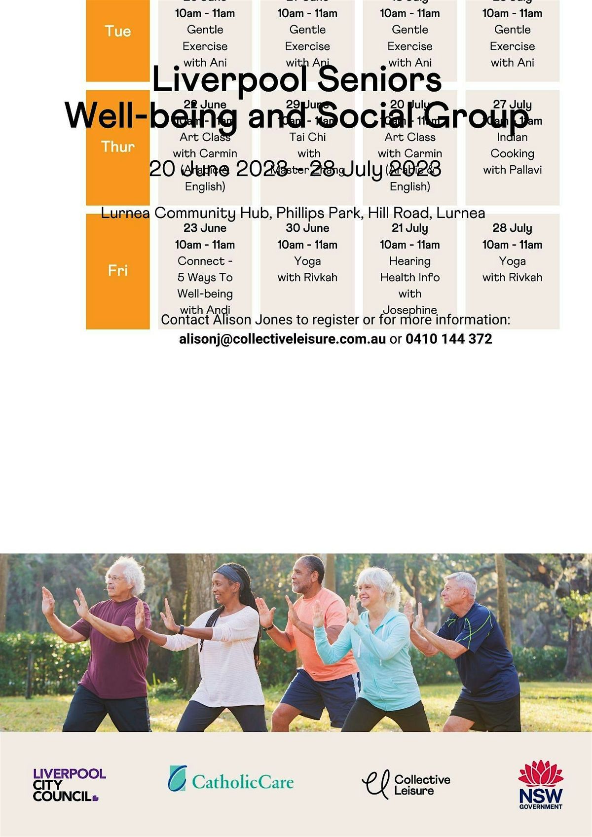 Liverpool Seniors Well-being and Social Group (CatholicCare Liverpool)