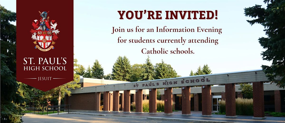 Catholic Schools Information Evening