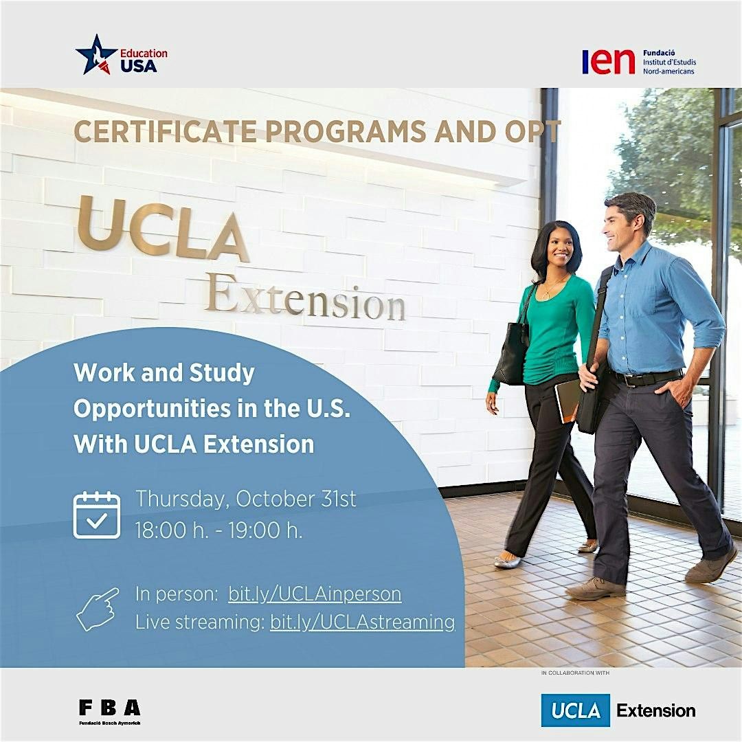 Work and Study Opportunities in the U.S. With UCLA Univ.