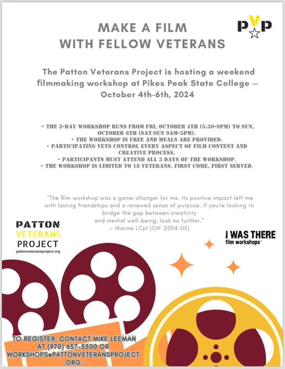 Film Workshop for Veterans