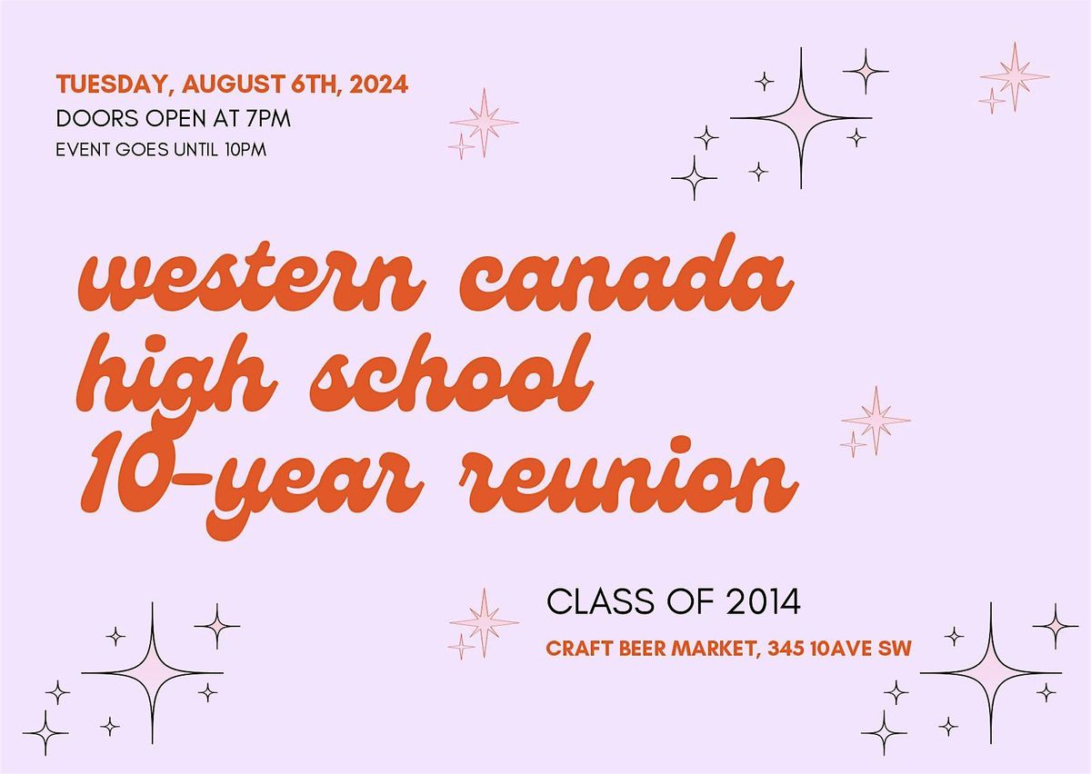 WCHS Class of 2014 10-Year Reunion