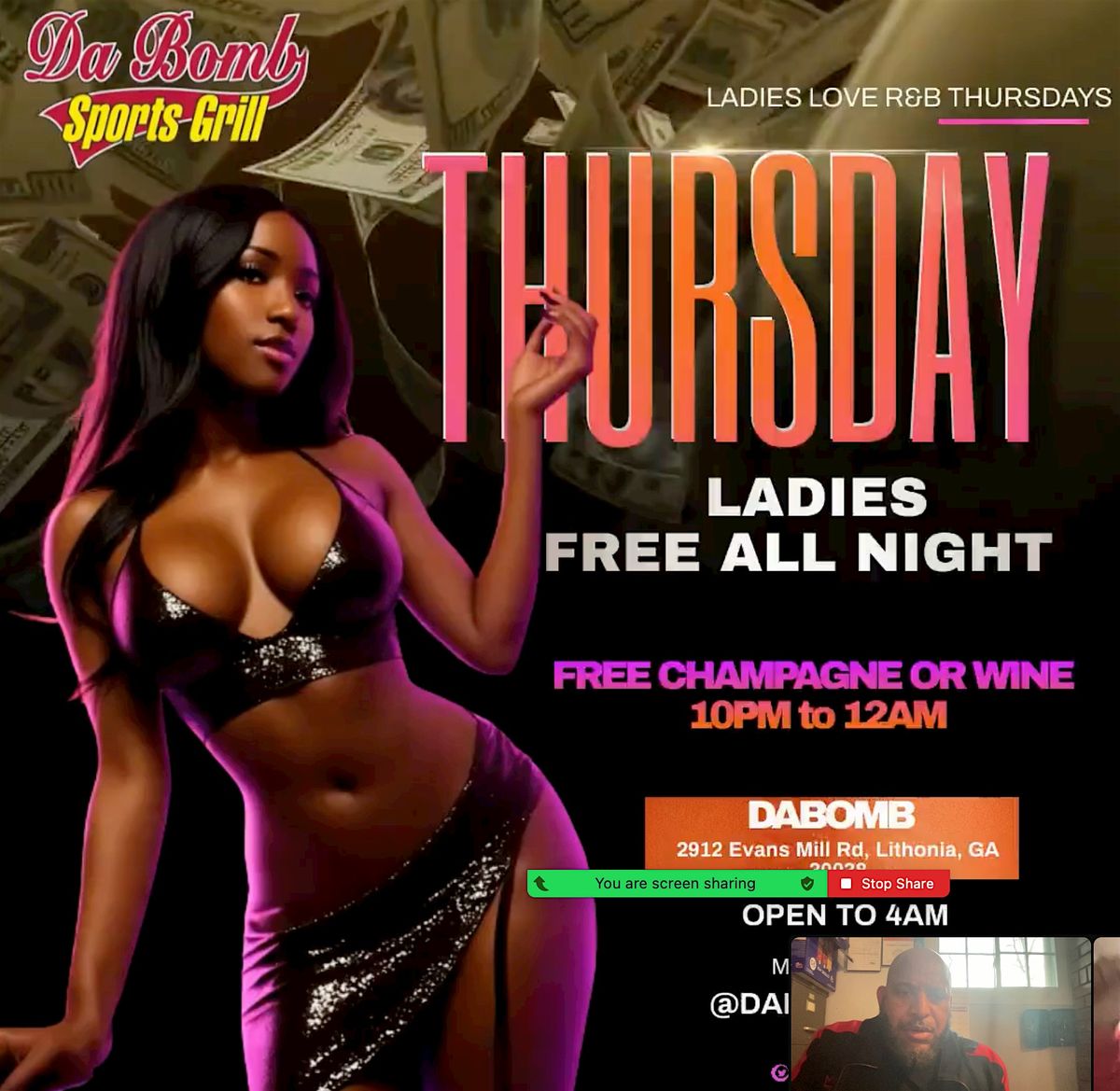 Ladies Night Thursdays-LADIES FREE all night with free champagne or wine