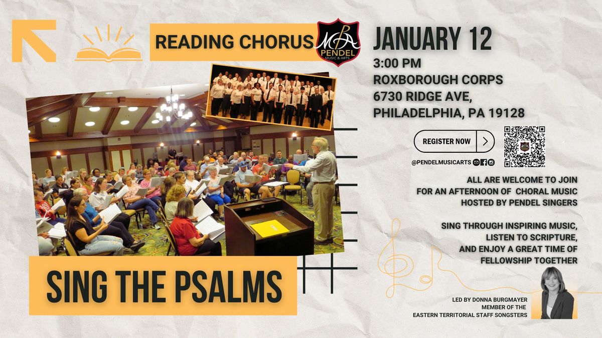 Reading Chorus: Sing the Psalms