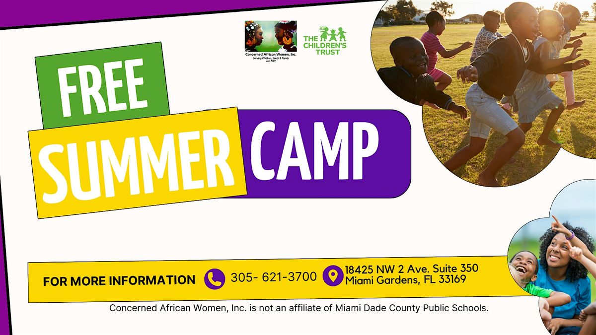 Registration Open! FREE Summer Camp!