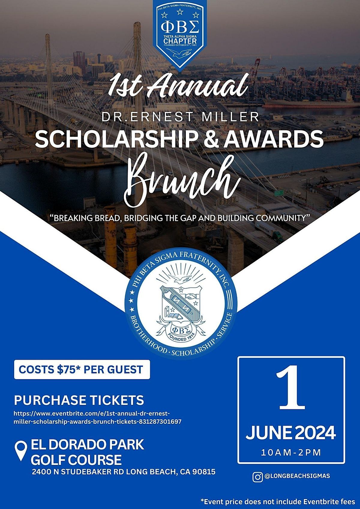 1st Annual Dr. Ernest Miller Scholarship & Awards Brunch