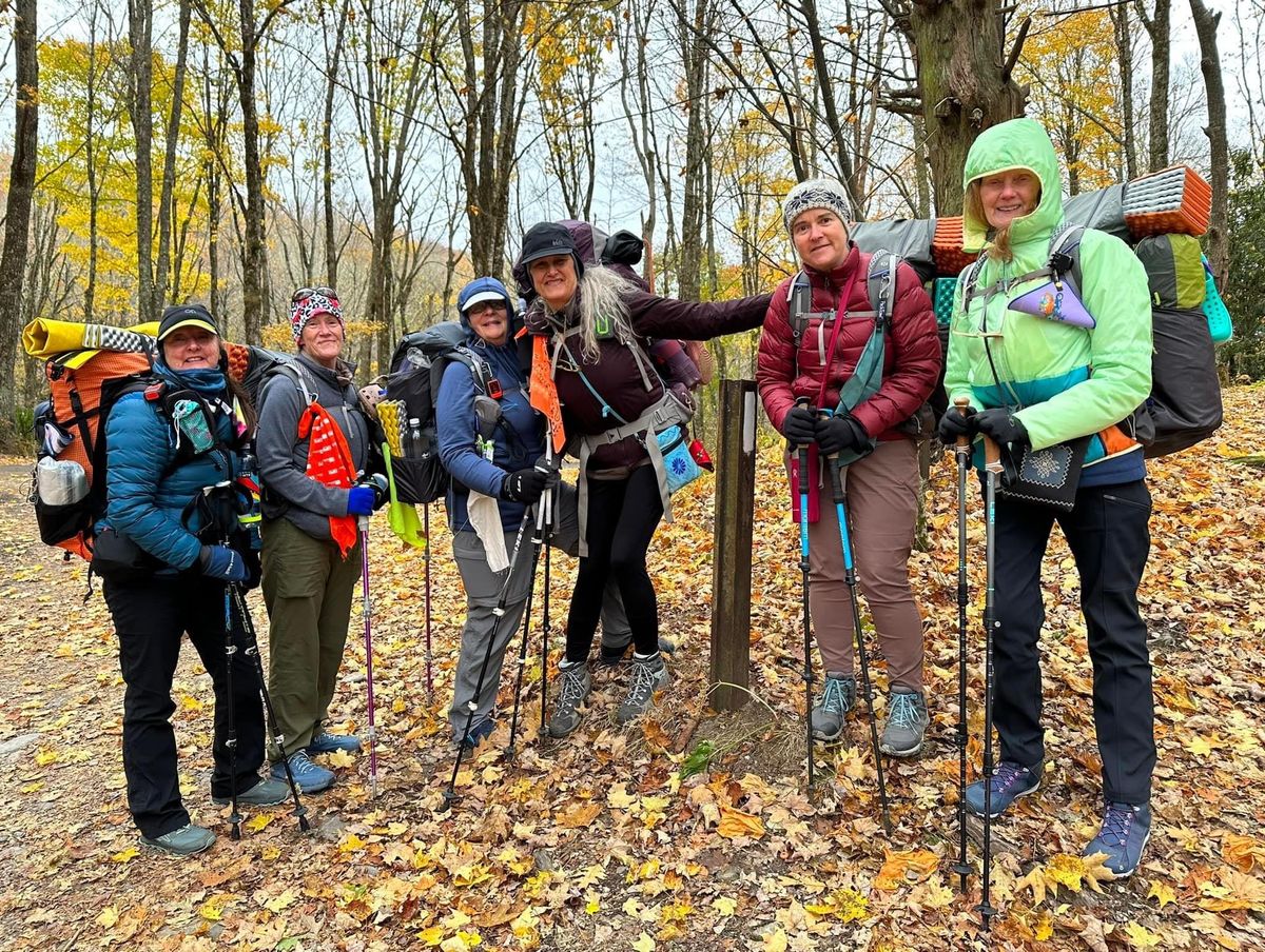 Women's 60+ Fall Foliage Backpacking: October 15-16, 2024