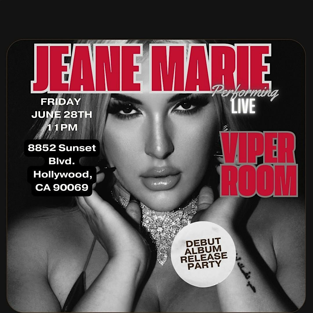 Jeane Marie Performing LIVE at Viper Room \/ Release Party