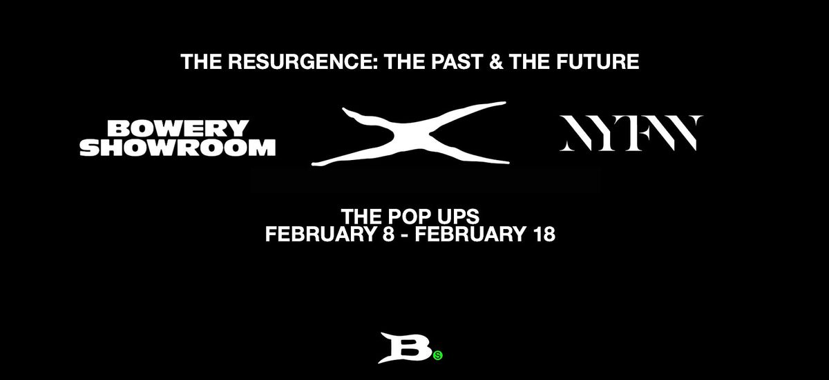 Bowery Showroom NYFW: The Past & The Future Pop Up Series