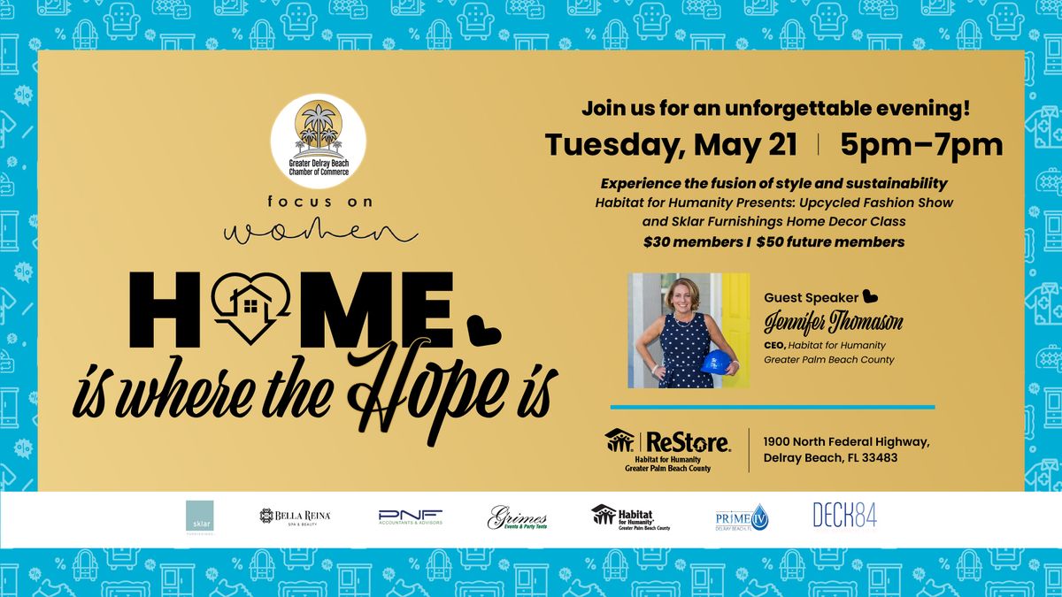 3rd Annual Focus on Women Sip & Share- Home is Where the HOPE is