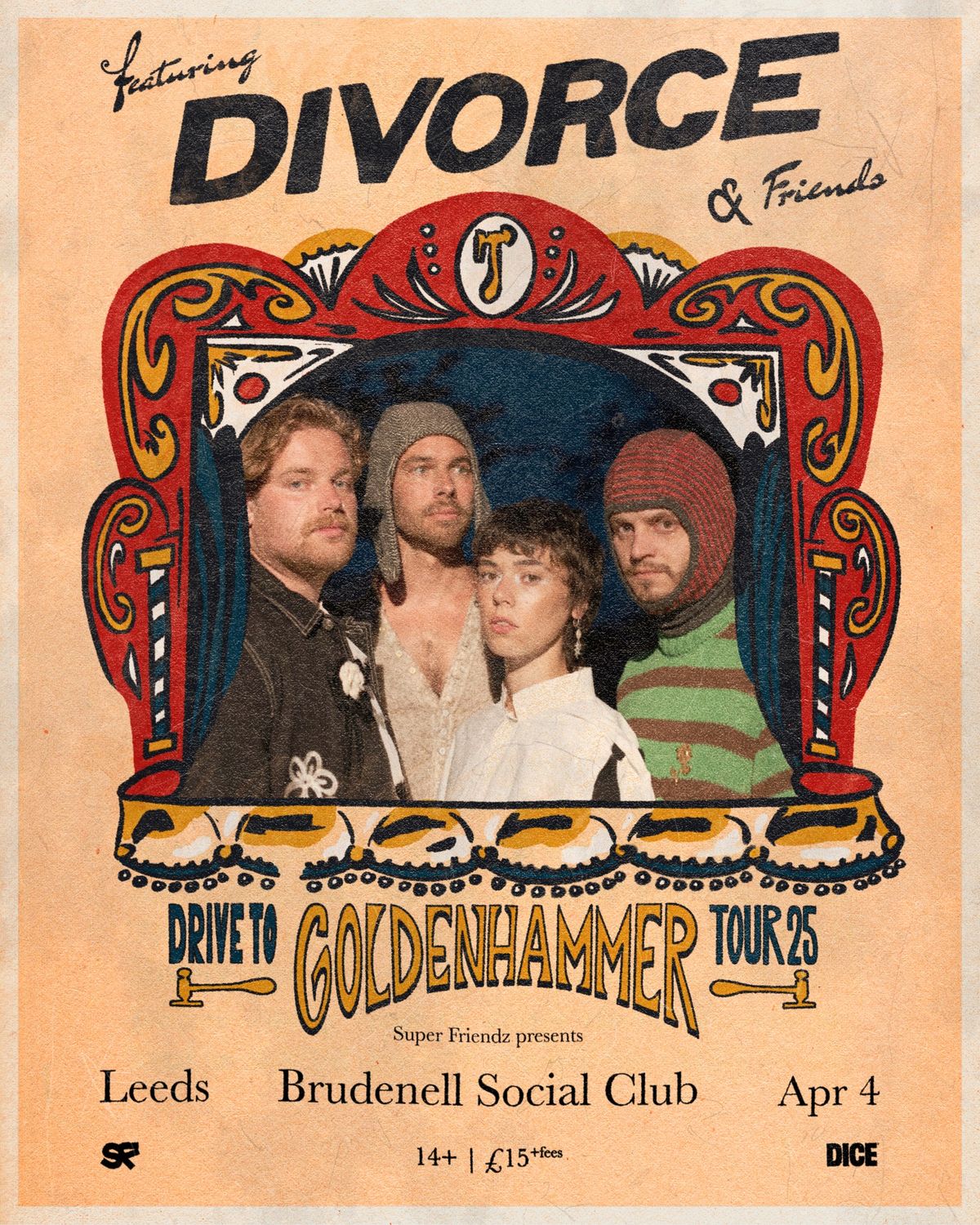 Divorce \u00b7 Friday 4th April 2025 \u00b7 Brudenell Social Club