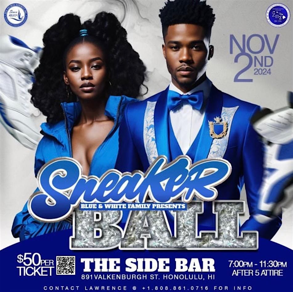 Blue&White Family Sneaker Ball