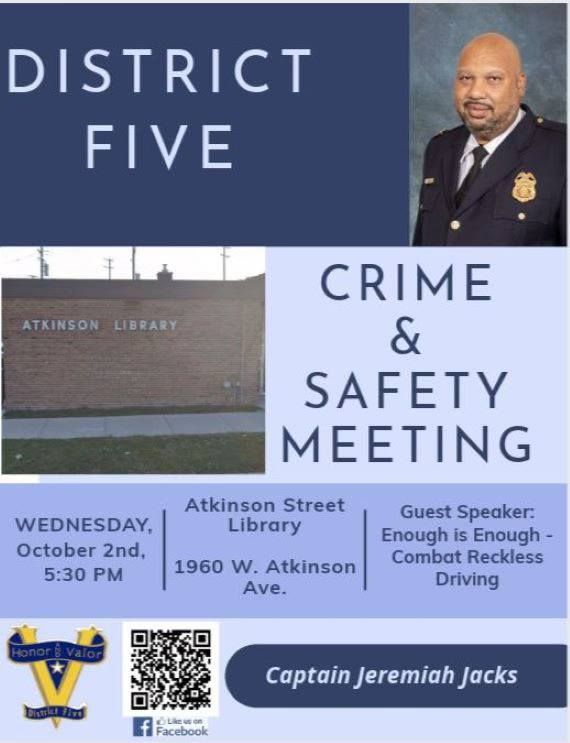 District 5 - Crime and Safety Meeting 