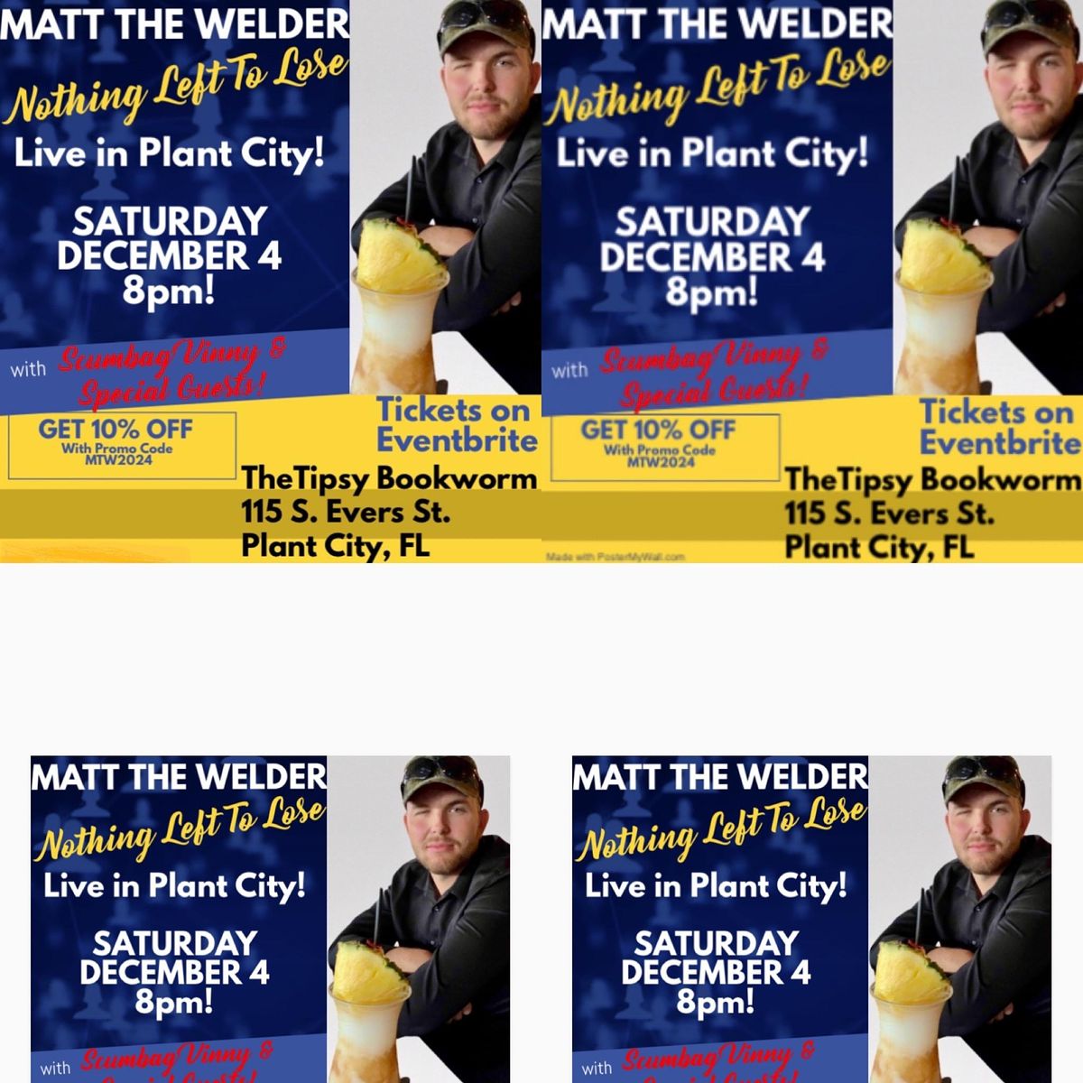 Matt The Welder - Nothing Left To Lose Comedy Tour