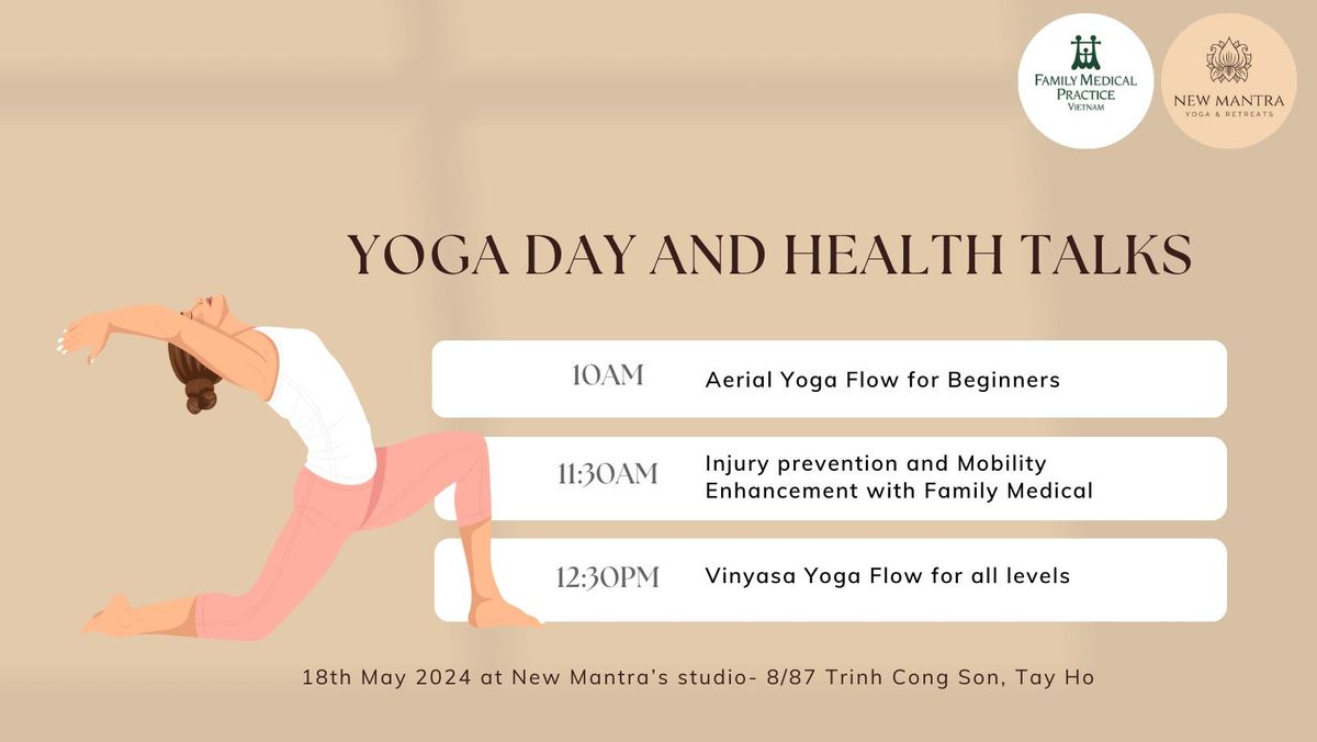 [NEW MANTRA X FAMILY MEDICAL] Yoga Day and Health Talks with Doctor