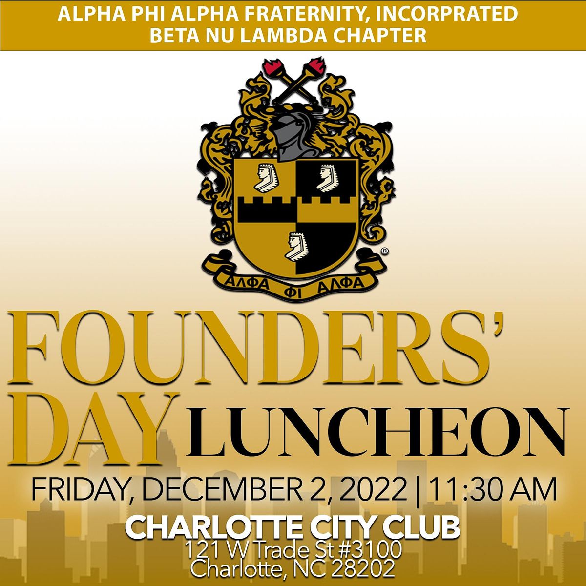 Alpha Phi Alpha 116th  Founders' Day Luncheon